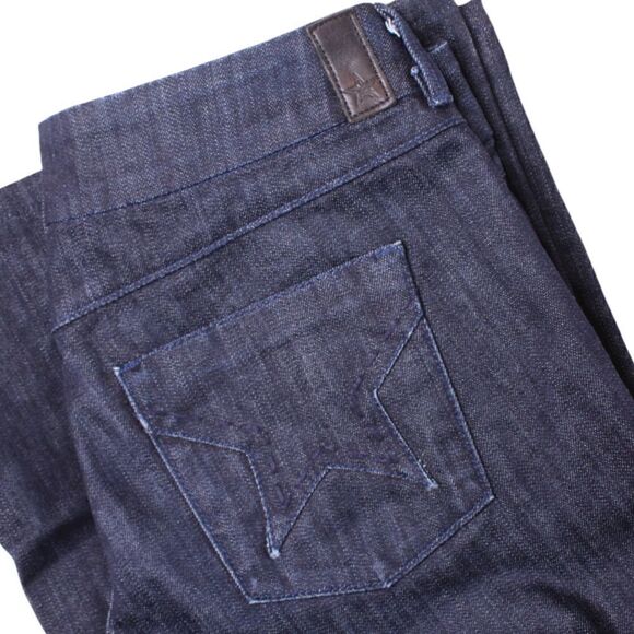 NEW PEOPLE'S LIBERATION Sienna Wide Leg Jeans Dark Blue Size 27 Short - Picture 10 of 14